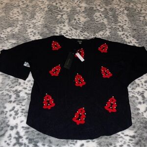 Aaeda Festive Trees Sweater